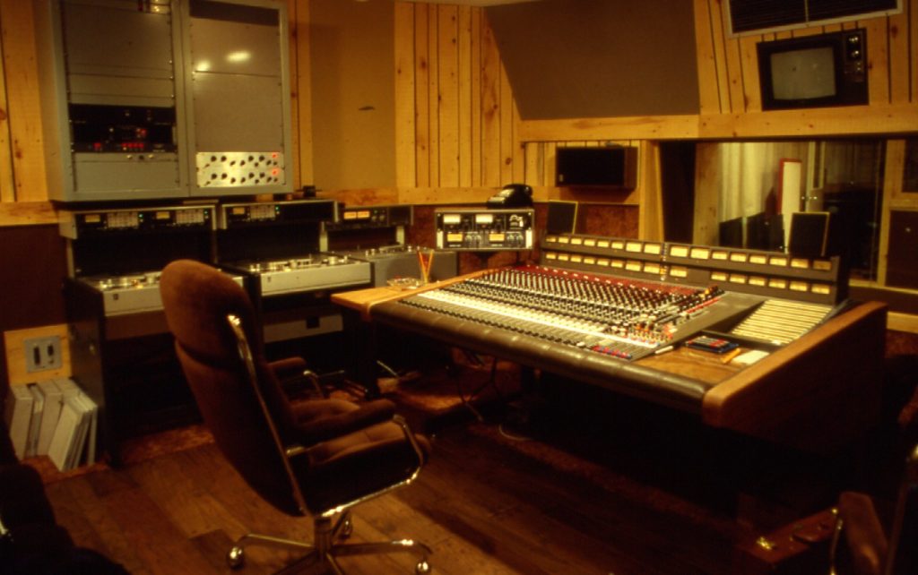 mixing control room