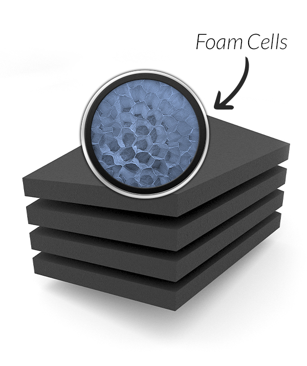 acoustic foam cells