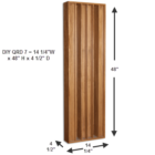 DIY QRD 7 Kit measurements