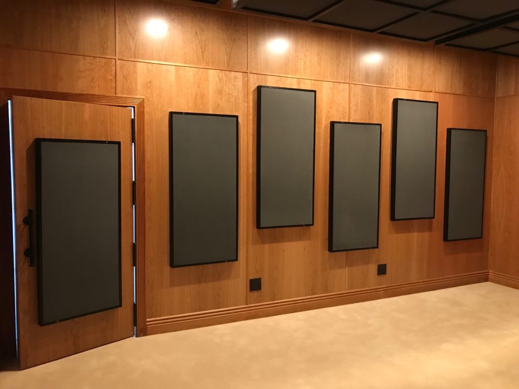 Acoustic Fields Foam Panel Technology in Studio