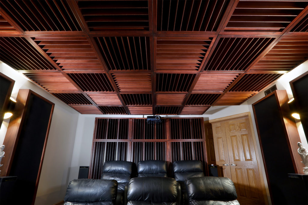 Ceiling QRD® Diffusers in home theater