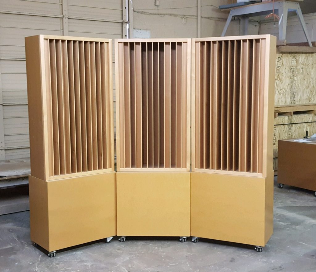 Acoustic Fields Quadratic Diffuser