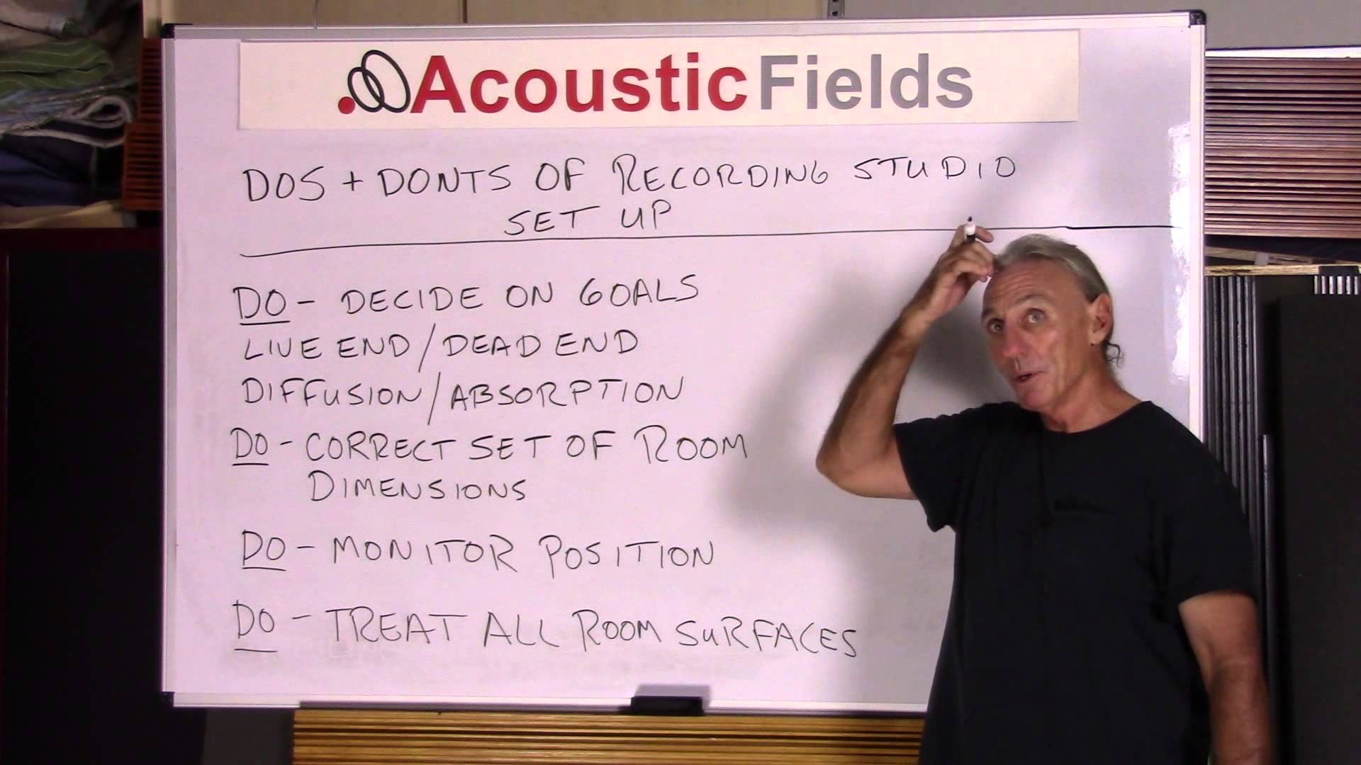 Do’s & Don’ts Of Recording Studio Acoustic Treatment Setup