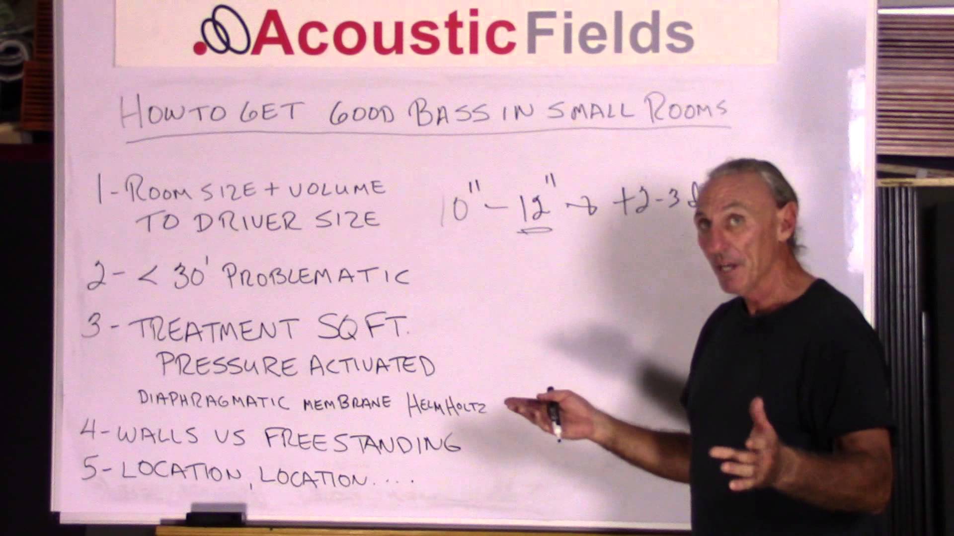 How to match your low frequency drivers diameter to your room size