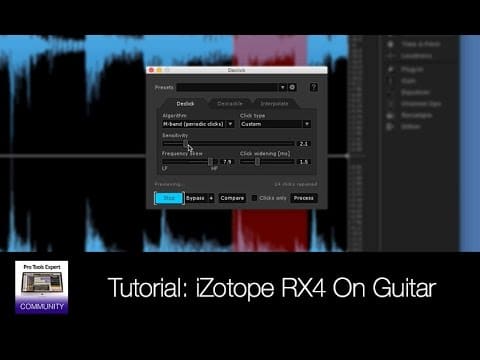 iZotope RX4 Tutorial: How To Soften Pick Noise On Acoustic Guitar Using RX4 – YouTube