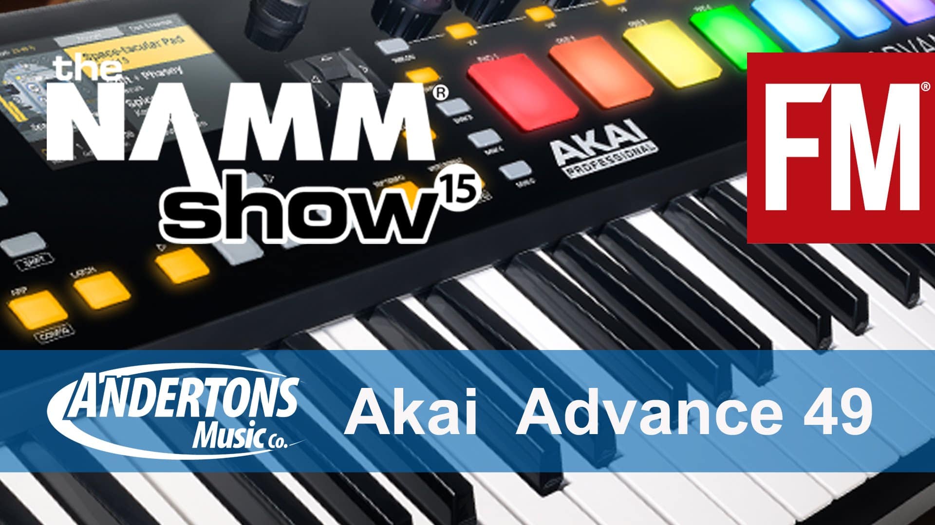 NAMM 2015 – Akai Advance 49 keyboard controller – YouTube