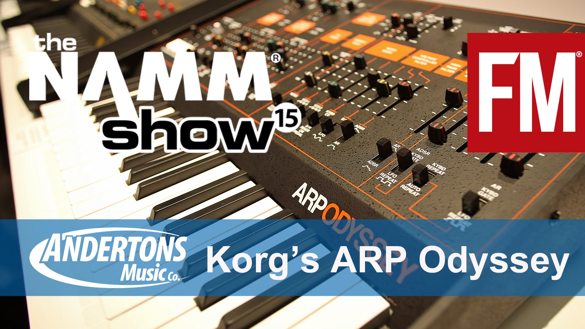 NAMM 2015 – Korg’s ARP Odyssey – YouTube