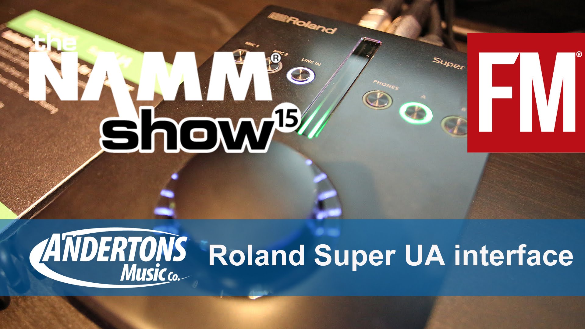 NAMM 2015 – Roland Super UA Audio Interface – YouTube