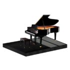 Sound Absorber platform for pianos