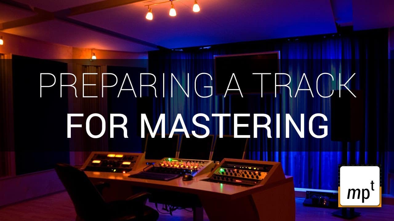 Preparing a track for someone to master – YouTube