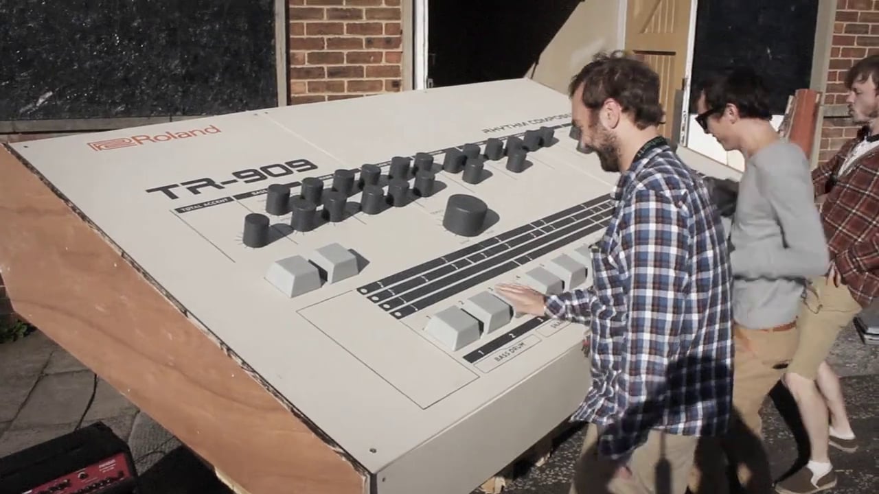 Some Scottish geniuses have built a nine-feet-long Roland TR-909 – FACT Magazine: Music News, New Music.