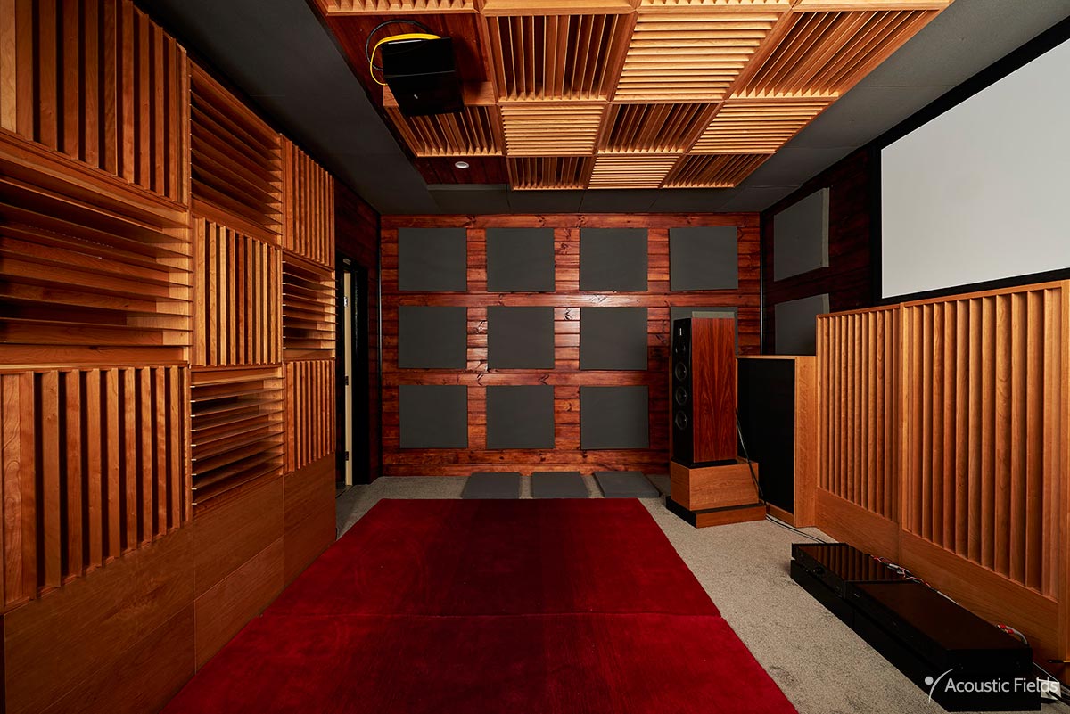 Home Theater in Melbourne, Australia Acoustic Fields