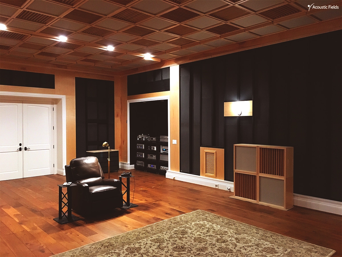 Dedicated Music Listening Room, North Carolina, USA Acoustic Fields