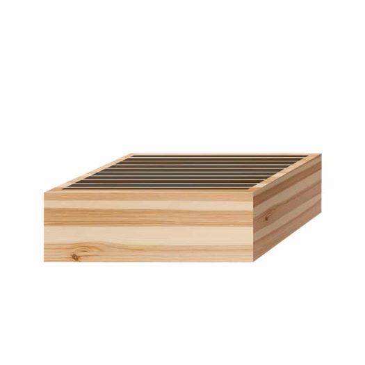 Mockup of Acoustic Fields Wooden Sound Diffuser P11