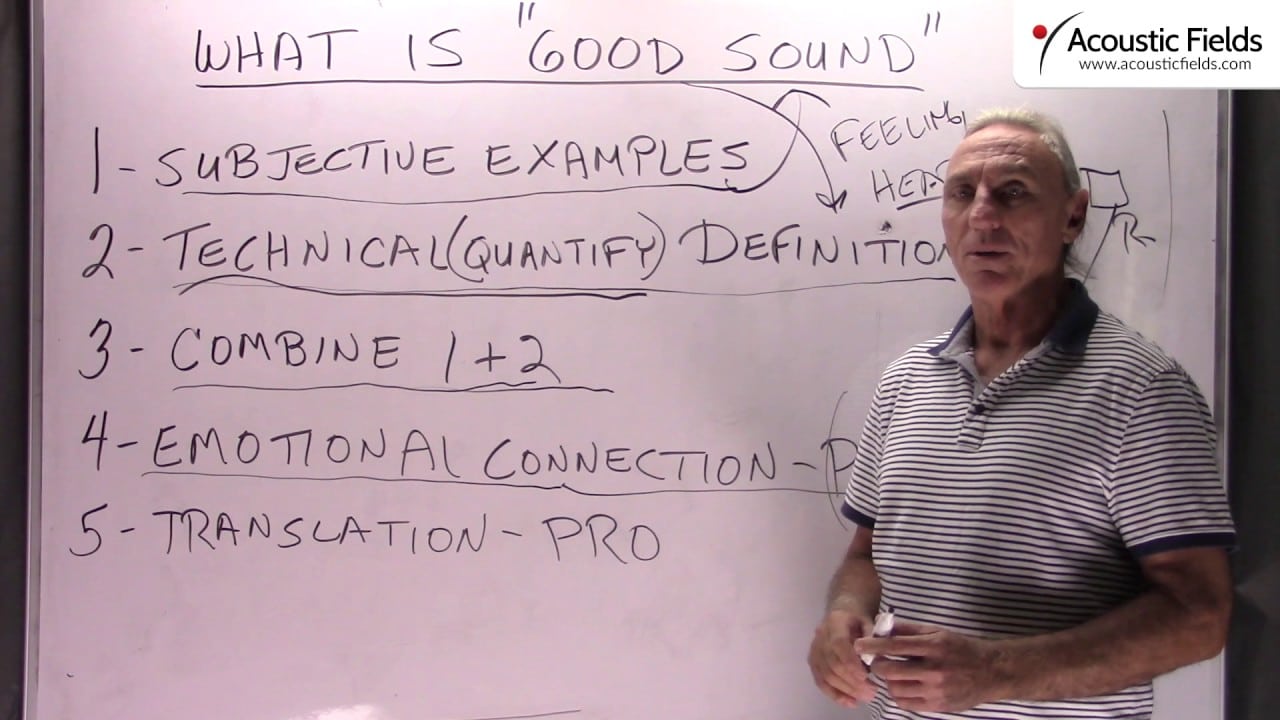 What Is “Good Sound”?