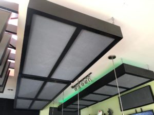 Acoustic Foam Ceiling Treatment at Kaito Sushi