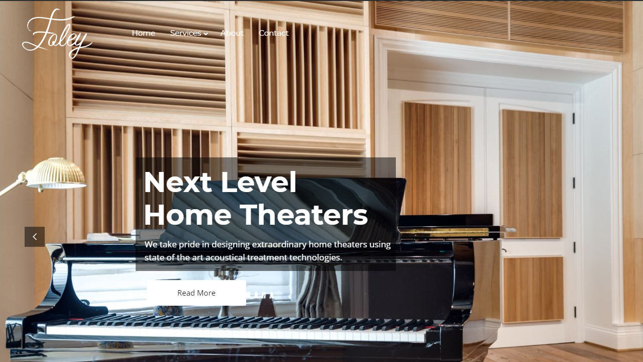 Introducing: Foley Acoustics – High-End Acoustical Designs