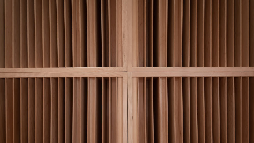 close up shot of sound diffusers