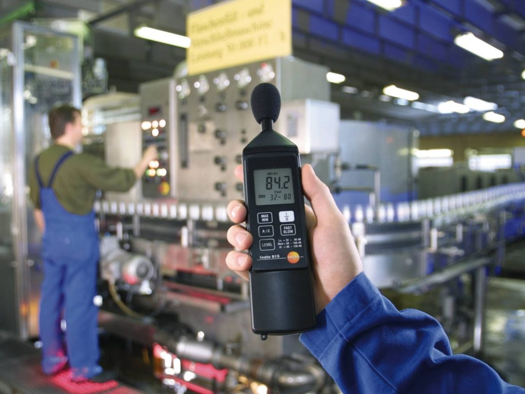 industrial noise control with db meter
