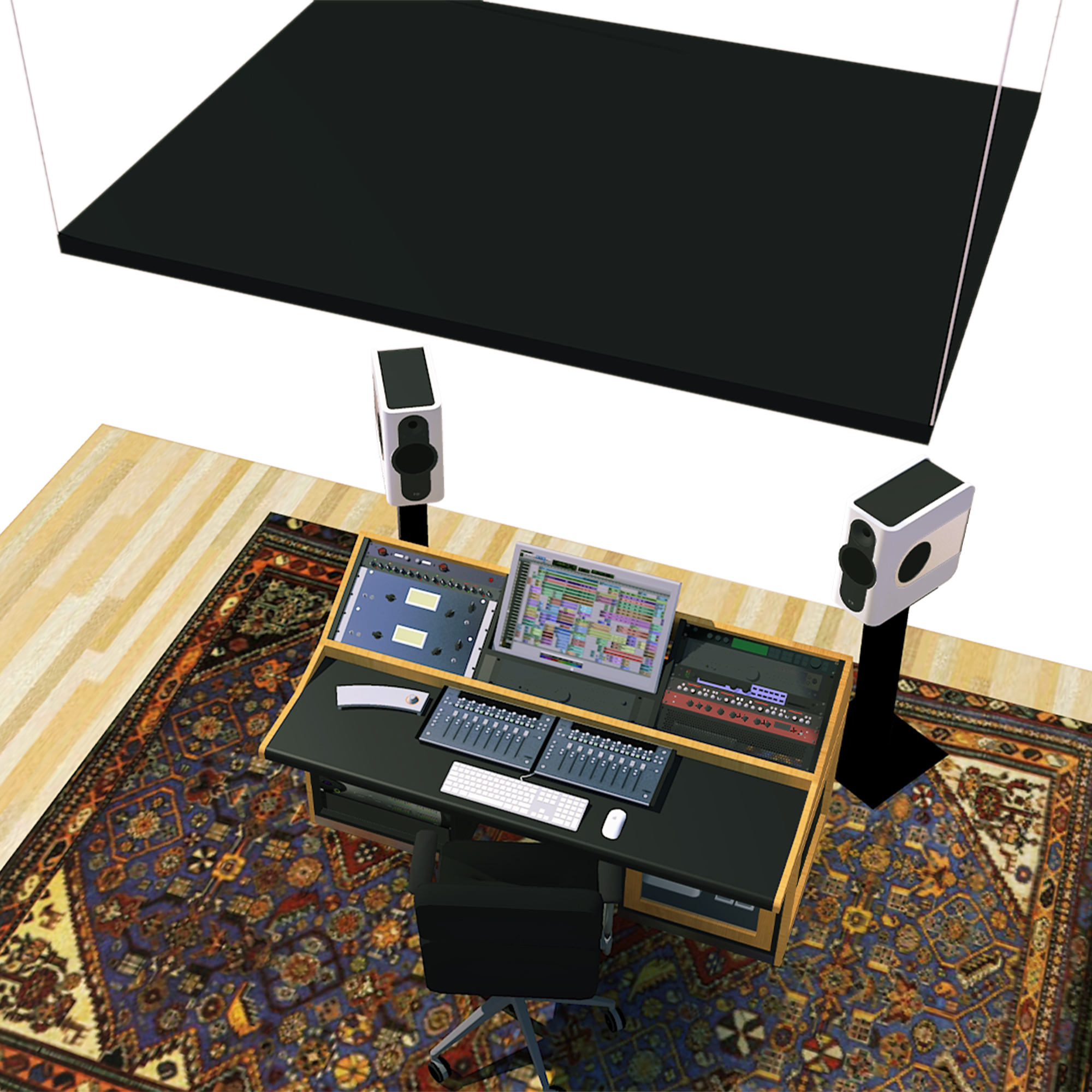 Desk For Recording Studio
