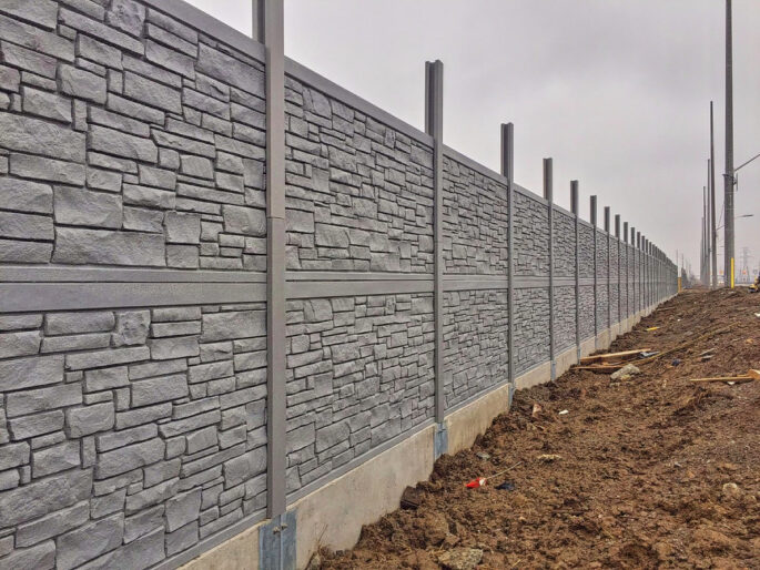 Sound barriers to reduce road noise Acoustic Fields